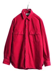 【お得なクーポン配布中!】 90s USA製 LLビーン コットン シャモア 長袖 シャツ M  ネルシャツ