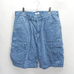 ◇ koe ハーフデニムパンツ サイズL ライトブルー メンズ E  【1406180108878】