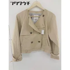 ◇ mysty woman ミスティウーマン 長袖 ジャケット サイズM ベージュ レディース 【1105240004401】