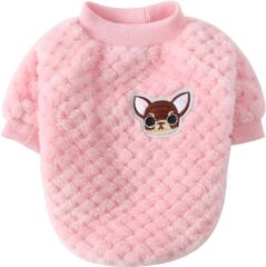 少し季節外れな…jimjis 秋冬 犬 服 冬 サンゴベルベット フリース