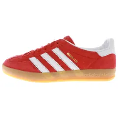 adidas (アディダス) GAZELLE INDOOR ガゼル インドア ローカットスニーカー レッド/ホワイト US9.5/27.5cm H06261