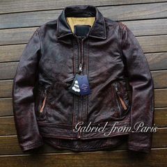 【極上の柔らかさ】ニュージーランド鹿革 無塗装アニリン・ウエスタン レザーシャツ 極上の柔らかさ】ニュージーランド鹿革 無塗装アニリン・ウエスタン
