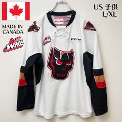 【古着】WHLゲームシャツ カルガリーヒットメン ホッケーシャツ【カナダ製】#8723