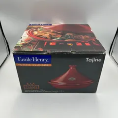 Emile Henry エミールアンリ 赤 タジン鍋 26㎝ Amazon｜Emile Henry フラムシリーズ タジン L 32cm フラム