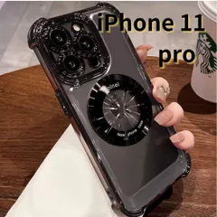 【SHOPS T】iPhone11 pro スマホケース 黒 クリア ワイアレス充電 耐衝撃 レンズ保護 軽量 透明 おしゃれ シンプル E023
