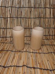 竹製コップ2個セット　ハンドメイド　孟宗竹