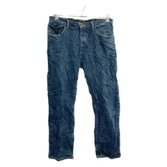 Wrangler デニムパンツ W34 ラングラー レギュラーフィット インディゴ メキシコ製 古着卸 アメリカ仕入 2502-514