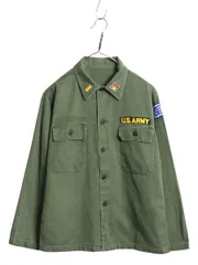 50〜60s US ARMY 13スター ユーティリティシャツ / ミリタリー 古着 ~50年代 米軍実品 U.S.ARMY 13スターボタン ミリタリー