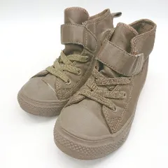 ◇ Θ CONVERSE コンバース キッズ ハイカット スニーカー シューズ サイズ18.0 ブラウン 男の子 女の子 E  【1501160037473】