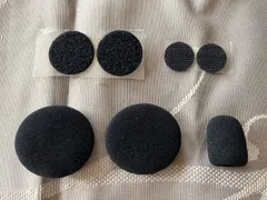 B+COM(ビーコム) SENA(セナ) CARDO(カルド)などのインカム用スポンジ 3点セット