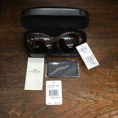 未使用品　COACH　コーチ　サングラス　タグ付き　ウェリントン　HC8252　クリスタルブラウン　エキスパート藤沢辻堂店
