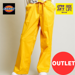 【ムラスポ公式】DICKIES ディッキーズ 限定 スーパーワイドパンツ イエロー(20YEL) 18373000 スケートパンツ カラーパンツ レディース