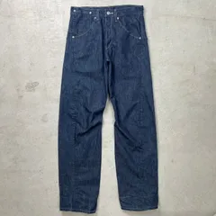 00年代 Levi's ユーロリーバイス ENGINEERED JEANS 立体裁断 変形デニムパンツ 濃紺 メンズW31相当 