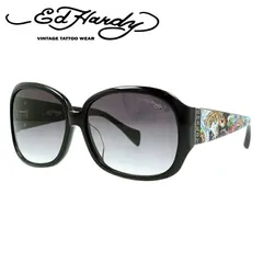 エドハーディー サングラス EDHARDY コイ レアピン ＆ ドラゴン KOI LEAPING＆DRAGON BLACK ブラック メンズ レディース UVカット 新品のサムネイル