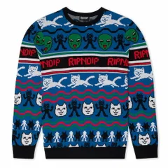 Ripndip Fuck You Knit Sweater Black L セーター Fuck You Knit Sweater (Black) – RIPNDIP