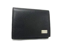 ■新品同様■ dunhill ダンヒル レザー コインパース コインケース 小銭入れ メンズ レディース ブラック系 FF2106