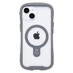 iFace MagSafe 対応 Reflection iPhone 15/14/13 ケース MagSynq クリア 強化ガラス (グレー)【アイフェイス スマホケース マグセーフ 耐衝撃 透明 iphone15 iphone14 iphone13 カバ
