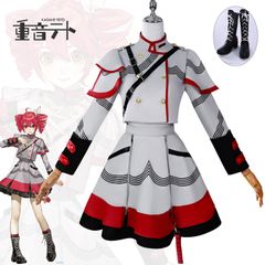 靴付き】重音テト Kasane Tetoコスプレ衣装 コスチューム