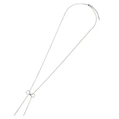 【シルバー×67cm】[Cream dot. クリームドット公式] ネックレス レディース  金属アレルギー ニッケルフリー ショート ロング チョーカー チェーン リボン スネークチェーン 3タイプ 