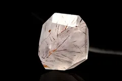 【１点物】ミルキー スーパーセブンアメジスト　19x19mm　原石ラフカット ルース パワーストーン 天然石 _PC5521