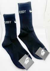 新品未使用　タグ付き　ナイキ　ステューシー　コラボ ソックス  黒　2セット