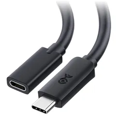 Cable Matters 40Gbps USB4 延長ケーブル - 0.5m、8K@60Hz / 4K@240Hzビデオ・240W充電・40Gbpsデータ転送、延長コード USB4、真のリバーシブルデザイン、USBC オス-メス、Thunderbolt 4/