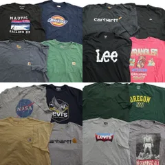 古着卸 まとめ売り ブランドMIX 半袖Tシャツ 16枚セット (メンズ 2XL ) ノーティカ リーバイス ラコステ  中古 古着 NA2680