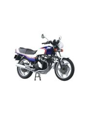 アオシマ Honda CBX400F パール/キャンディブルー