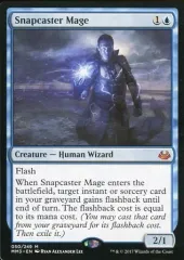 瞬唱の魔導士(日2英2)4枚 瞬唱の魔道士 (Snapcaster Mage) · Innistrad (ISD) #78