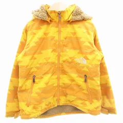 ザノースフェイス THE NORTH FACE ノベルティーコンパクトノマドジャケット Novelty Compact Nomad Jacket フーデット付 ジップアップ 裏ボア 110 黄 イエロー NPJ71857 ■GY99