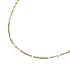 喜平チェーンネックレス K18 18金 2面カット 0.35φ 幅1.24mm 長さ45cm 約2.6g キヘイチェーン アジャスター付 （造幣局検定マーク刻印入）