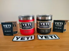 【限定カラー】新品　YETIイエティ　タンブラー10oz　レスキューレッド&ブラック　2個セットのサムネイル