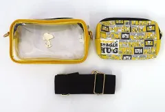 【中古】バッグ イエロー 2層式ショルダーバッグ(ポーチ付き) 「PEANUTS(SNOOPY)」