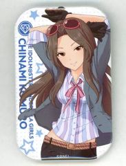 [중고] 배지 핀즈 코무로 치나미 [THE IDOLM @ STER CINDERELLA GIRLS 10th ANNIVERSARY Costume Memories!!! 트레이딩 스퀘어 캔 배지 D]