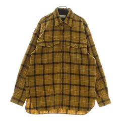 DRIES VAN NOTEN 長袖　シャツ　Mサイズ　ブラウン Dries Van Noten メンズ シャツ | SSENSE 日本