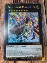 遊戯王　 英語版 エクソシスターズ・マニフィカ プラチナシークレットレアのサムネイル