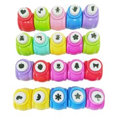 【特価商品】用具 ミニ DIY クラフト ハンドメイド パンチ 型抜き クラフトパンチ 工芸 用品 (アウプル) (20個セット)