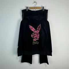 00s PLAYBOY XLサイズ オーバーサイズ セットアップ上下 B系Y2K PLAYBOY - 購入者ありプレイボーイ ロゴ スウェット