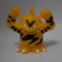 エレブー 黄色明るめ 指人形 ポケモンキッズ ソフビ人形 ポケモン