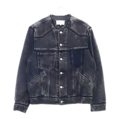 【新品】Maison Margiela  ノーカラーデニムジャケット46 Maison Margiela ノーカラー デニムジャケット (Maison Margiela