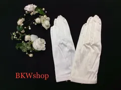 新品未使用　ウエディンググローブ　サテン　ショート　パーティー