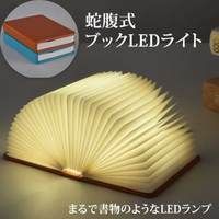 蛇腹式　LEDブックライト　ブルー