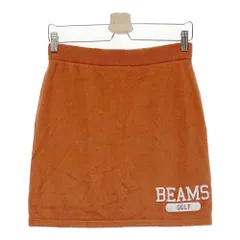 サイズ：M BEAMS GOLF ビームスゴルフ  裏地付 ニットスカート  オレンジ系 [240101395510]# ゴルフウェア レディース ストスト