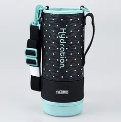 サーモス FHT-1500Fハンディポーチ ドットブラック(D-BK) THERMOS 真空断熱スポーツボトル 水筒用部品 カバー 【ゆうパケットパフ】