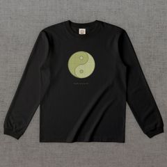 和柄長袖Tシャツ　小紋 角通し -彩・円-［長袖］