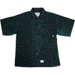 Size【M】 WTAPS ダブルタップス 21SS NIGHT VISION SS COTTON. SATIN. CAMO 半袖シャツ 緑 【中古品-良い】 20822443