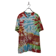 GILDAN 半袖 タイダイ Tシャツ ギルダン XL レッド ブルー ビッグサイズ クルーネック 古着卸 アメリカ仕入 a605-5318