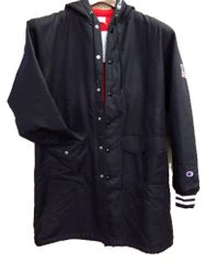 【タグ付き】チャンピオン Champion 中綿 ベンチコート Mサイズ 黒