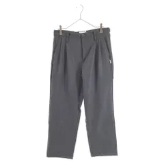 WTAPS (ダブルタップス) 22AW TUCK TROUSERS RAPO TWILL 2タックトラウザーズパンツ 222TQDT-PTM06 チャコール グレーのサムネイル