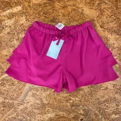 新品 未使用 CLOLLA aquagirl フリルショートパンツ 36 ピンク 定価13650円 クローラ アクアガール  Ladies レディースのサムネイル